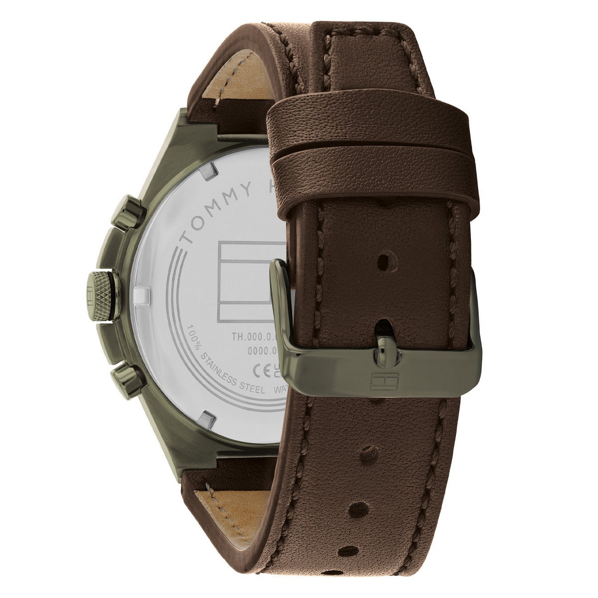 Tommy Hilfiger Horloge TH1792085 Heren Bruin 46 mm