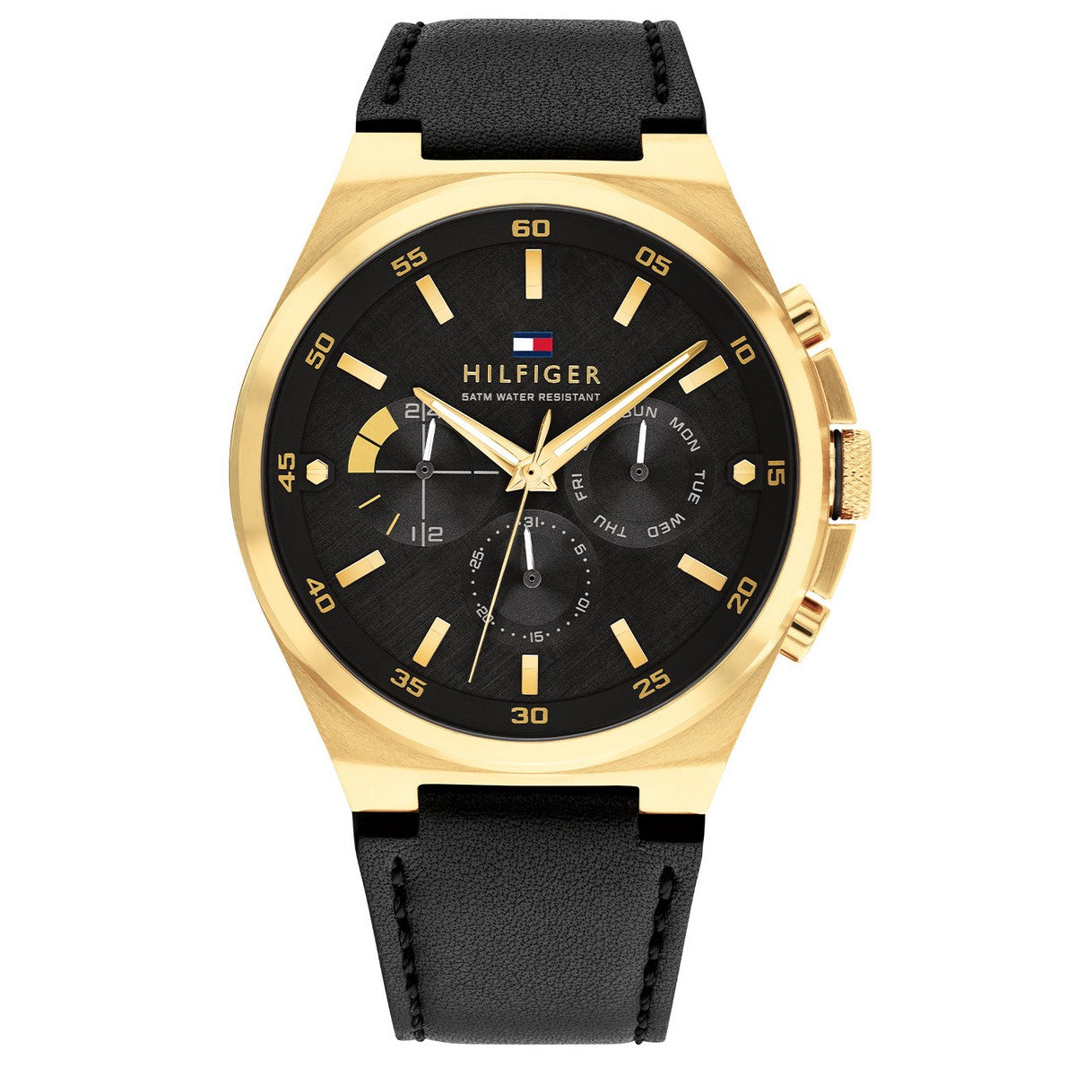 Tommy Hilfiger Horloge TH1792086 Heren Goudkleurig 46 mm