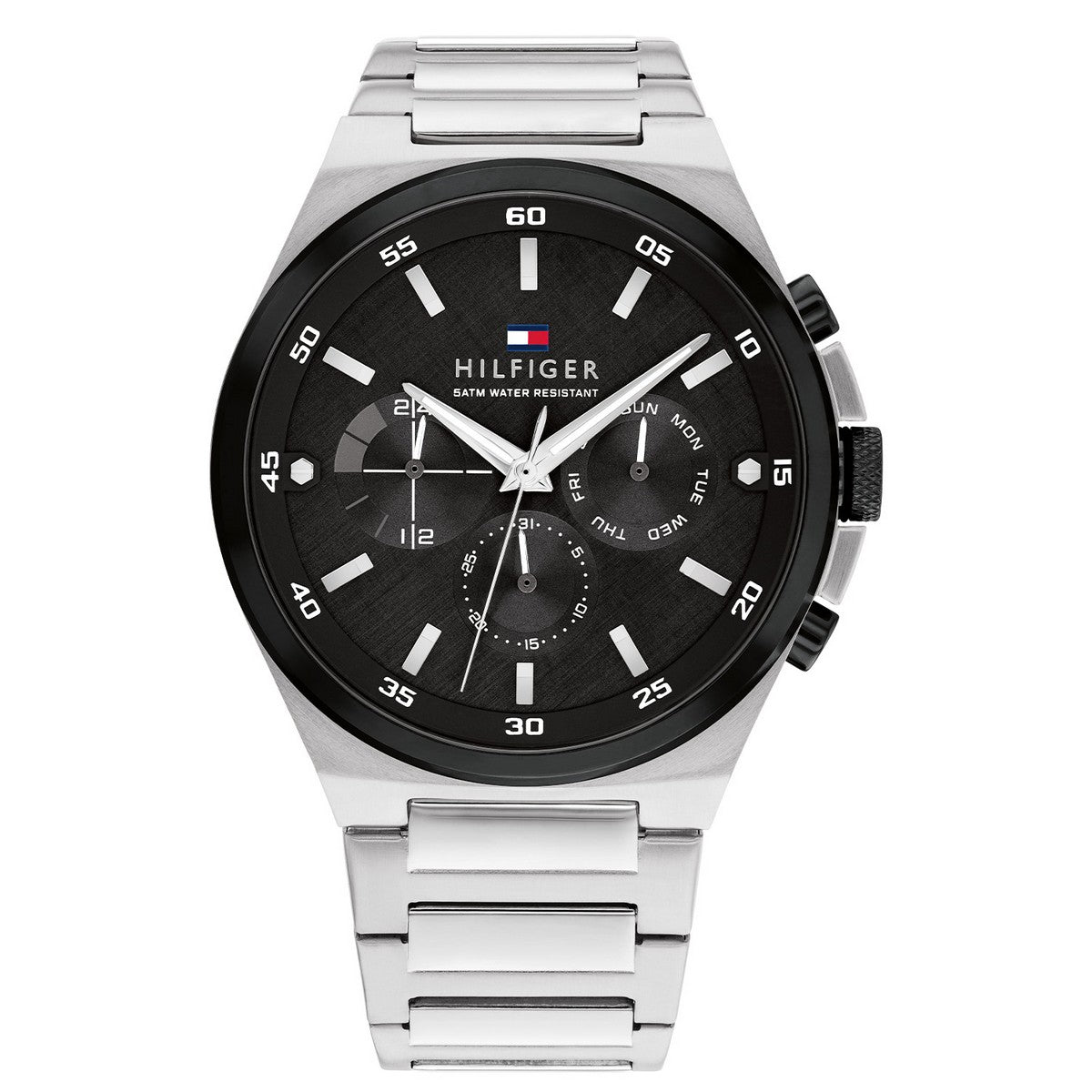 Tommy Hilfiger Horloge TH1792087 Heren Zilverkleurig 46 mm