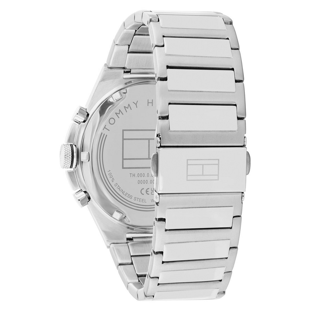 Tommy Hilfiger Horloge TH1792087 Heren Zilverkleurig 46 mm