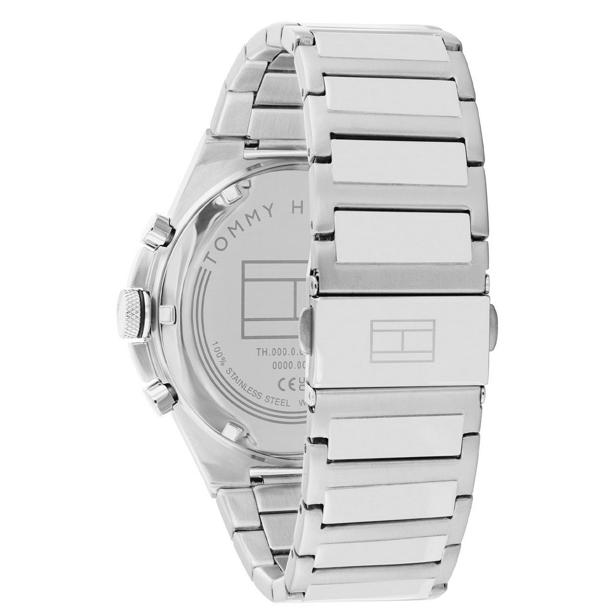 Tommy Hilfiger Horloge TH1792088 Heren Zilverkleurig 46 mm
