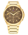 Tommy Hilfiger TH1792090 Horloge Heren Goudkleurig 46mm, exclusief en kwalitatief hoogwaardig. Ontdek nu!