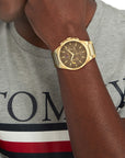Tommy Hilfiger TH1792090 Horloge Heren Goudkleurig 46mm, exclusief en kwalitatief hoogwaardig. Ontdek nu!