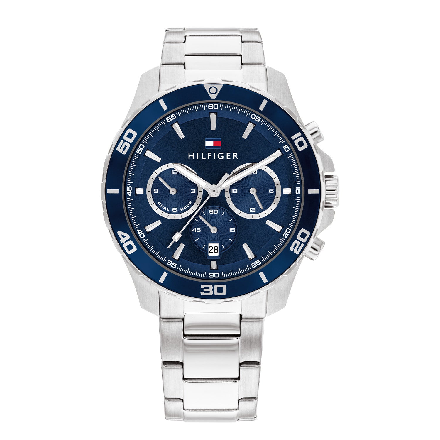 Tommy Hilfiger Heren Horloge TH1792094 43 mm Zilverkleurig