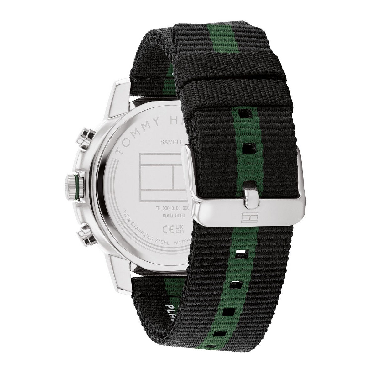 Tommy Hilfiger Horloge TH1792107 Heren Groen 46 mm
