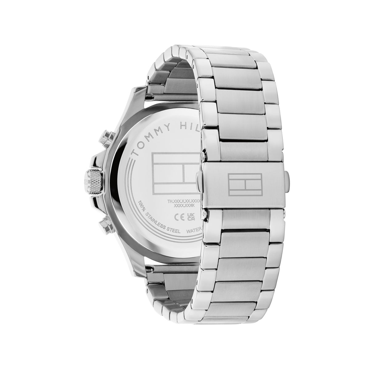 Tommy Hilfiger Heren Horloge TH1792113 46 mm Zilverkleurig