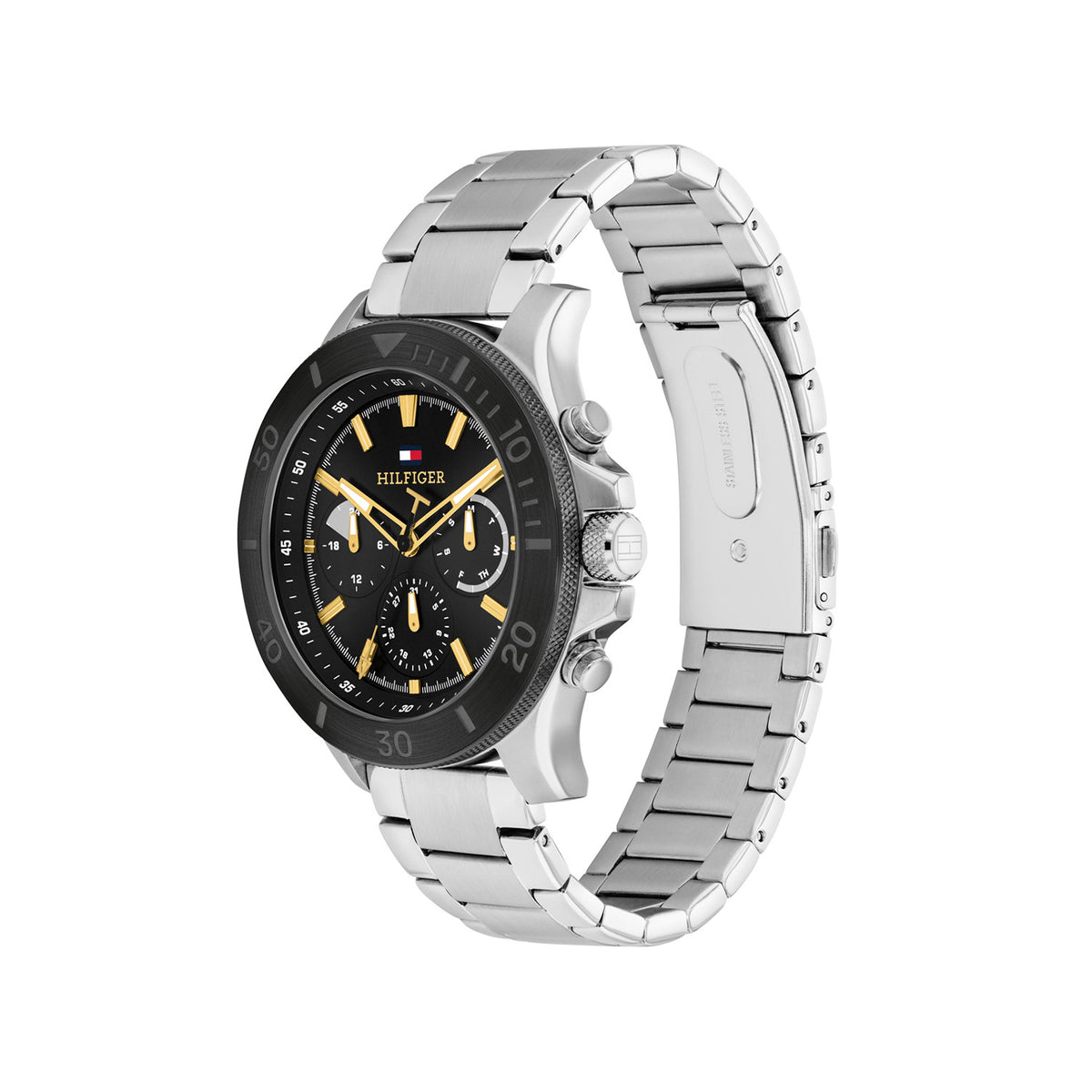 Tommy Hilfiger Heren Horloge TH1792114 46 mm Zilverkleurig