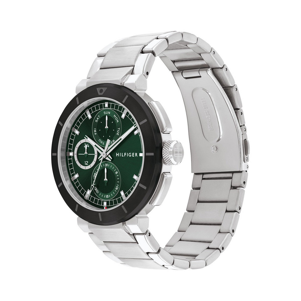 Tommy Hilfiger Horloge TH1792117 Heren Zilverkleurig 44 mm