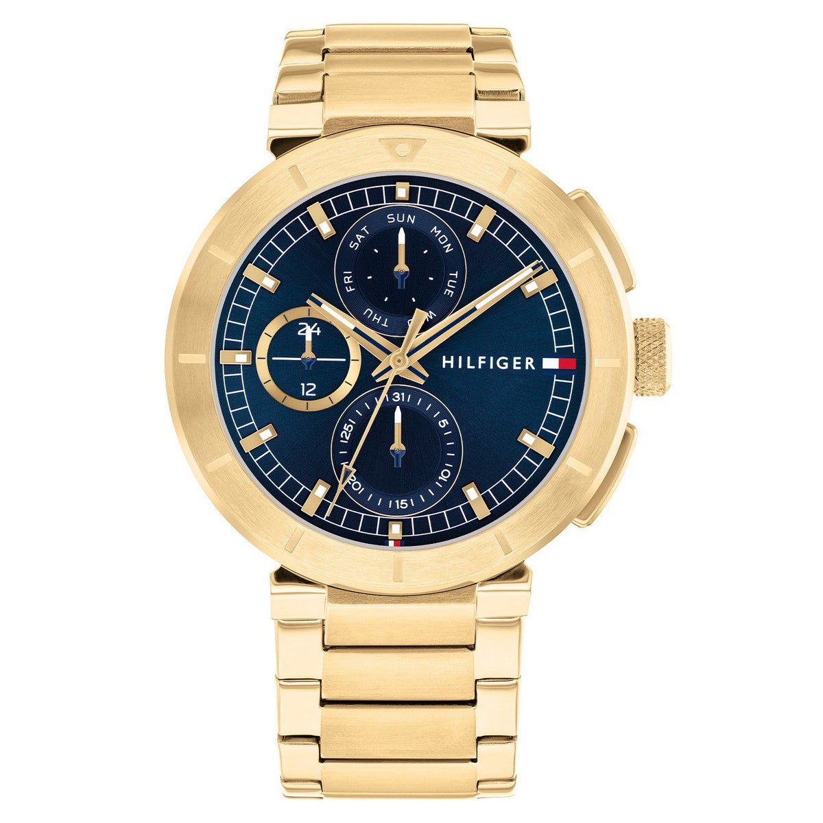 Tommy Hilfiger Horloge TH1792118 Heren Goudkleurig 44 mm