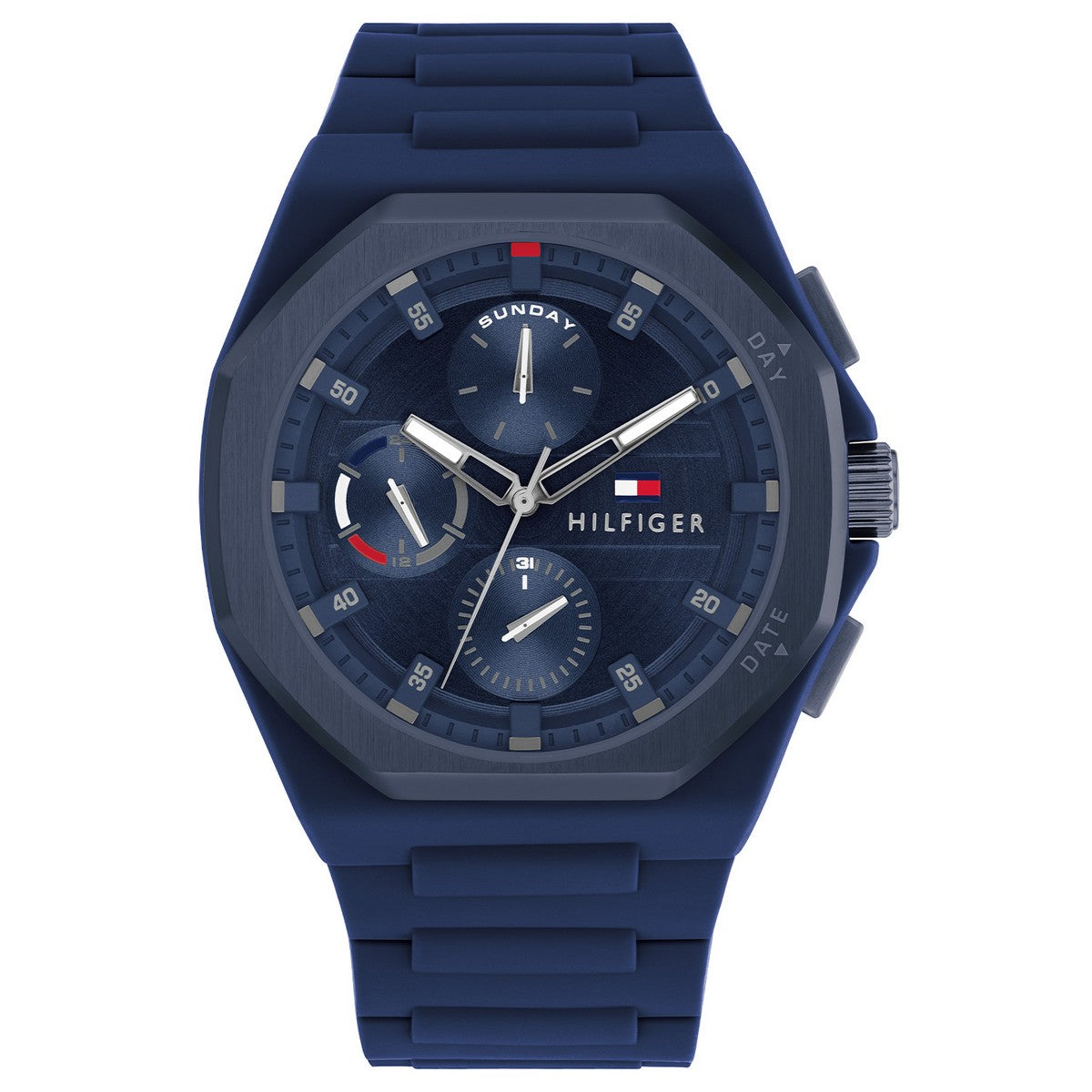 Tommy Hilfiger Horloge Heren 44 mm 44mm blauw - TH1792122
