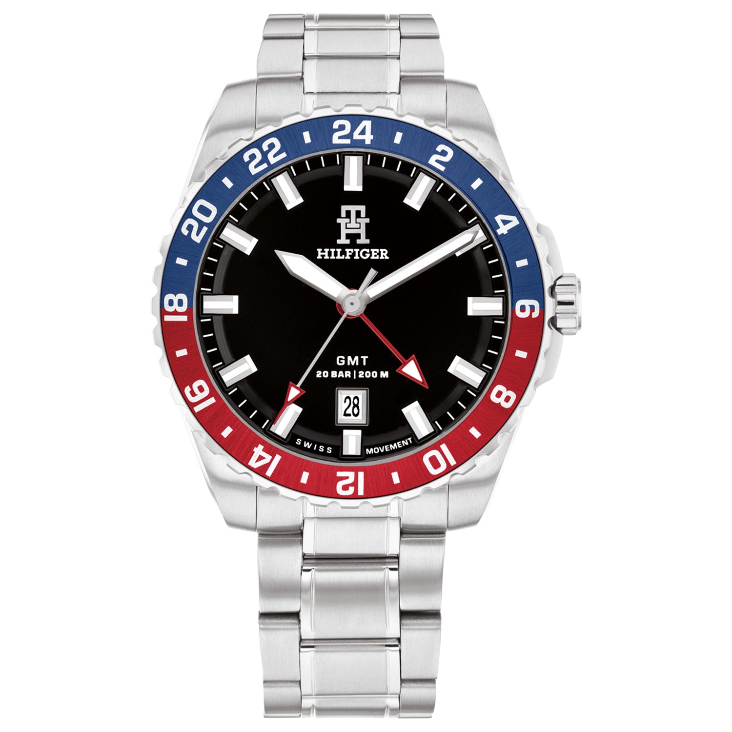 Tommy Hilfiger Horloge TH1792131 Heren Zilverkleurig 42 mm