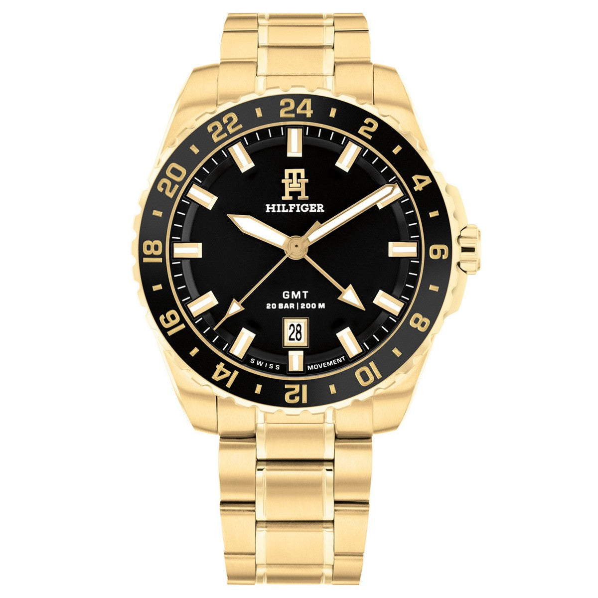 Tommy Hilfiger Horloge TH1792133 Heren Goudkleurig 42 mm