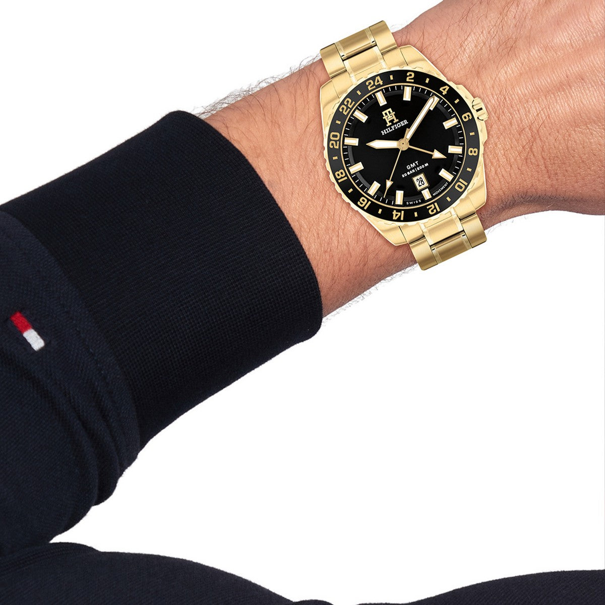 Tommy Hilfiger Horloge TH1792133 Heren Goudkleurig 42 mm