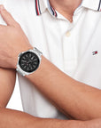 Tommy Hilfiger TH1792138 Horloge Heren Zilverkleurig 46mm - PansiteNederland.nl