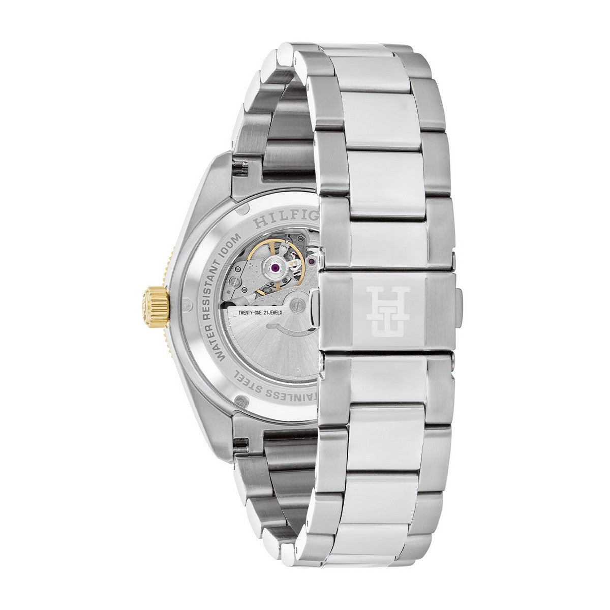 Tommy Hilfiger TH1792155 Horloge Heren Zilverkleurig Automaat 40mm - PansiteNederland.nl