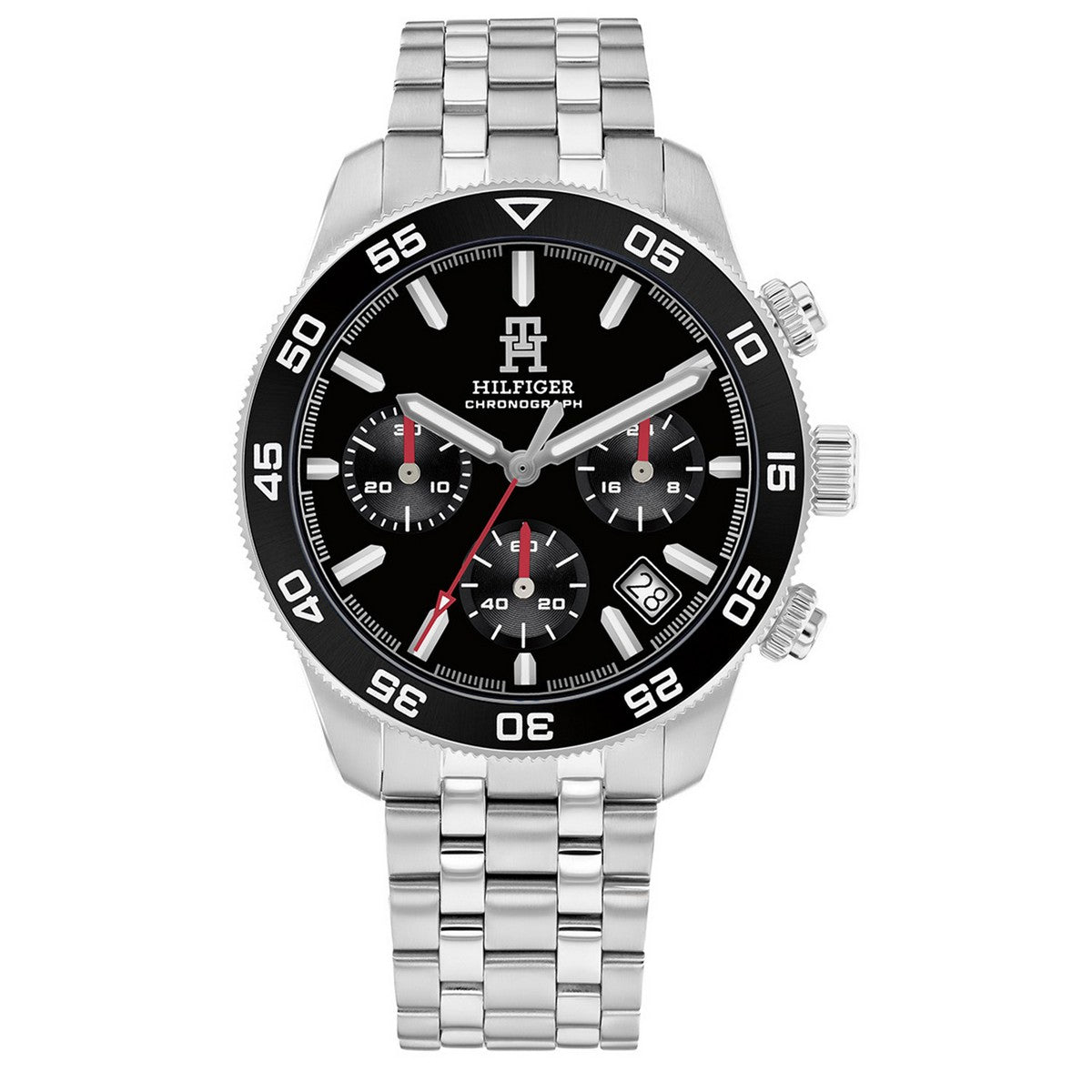 Tommy Hilfiger TH1792156 Horloge Heren Zilverkleurig Chronograaf 41mm - PansiteNederland.nl
