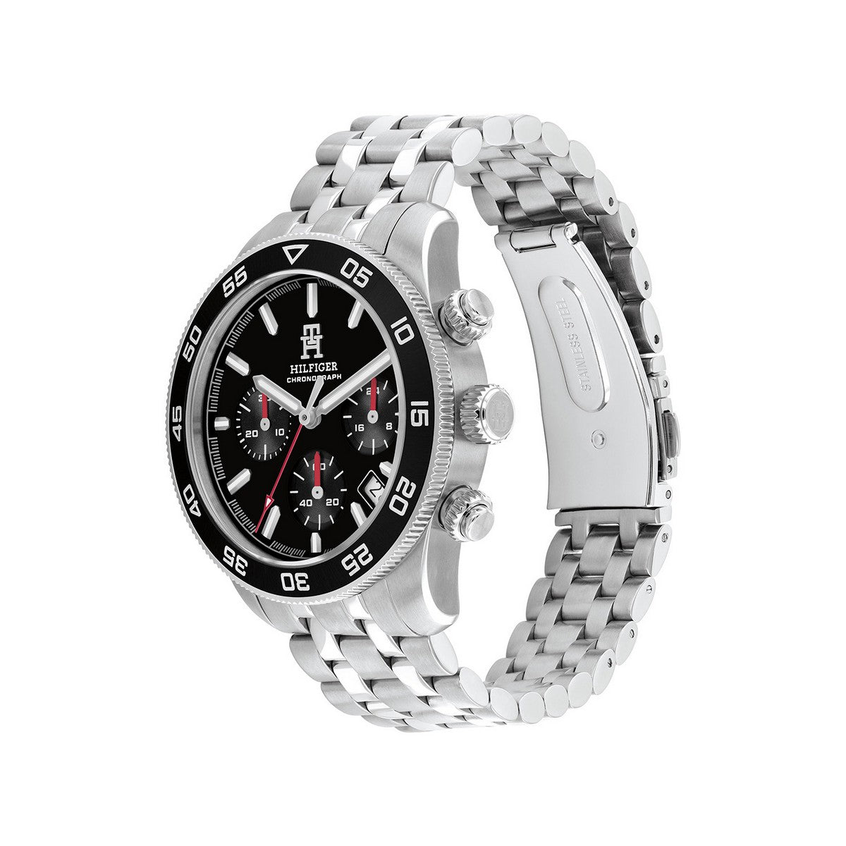 Tommy Hilfiger TH1792156 Horloge Heren Zilverkleurig Chronograaf 41mm - PansiteNederland.nl