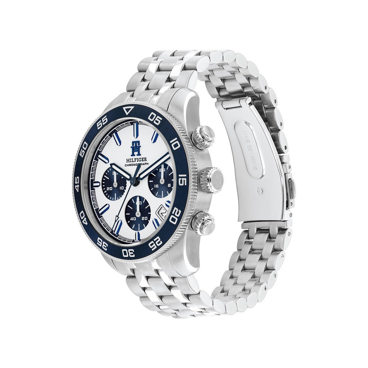 Tommy Hilfiger TH1792157 Horloge Heren Zilverkleurig Chronograaf 41mm - PansiteNederland.nl