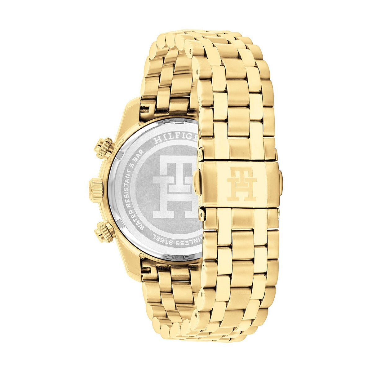 Tommy Hilfiger TH1792158 Horloge Heren Goudkleurig Chronograaf 41mm - PansiteNederland.nl