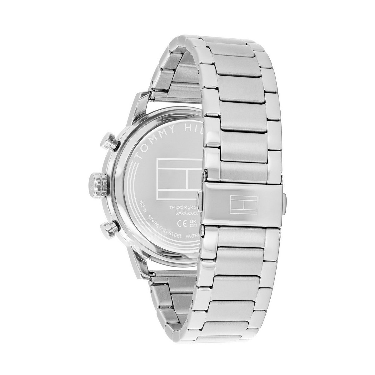 Tommy Hilfiger Horloge TH1792179 Heren Zilverkleurig 46 mm