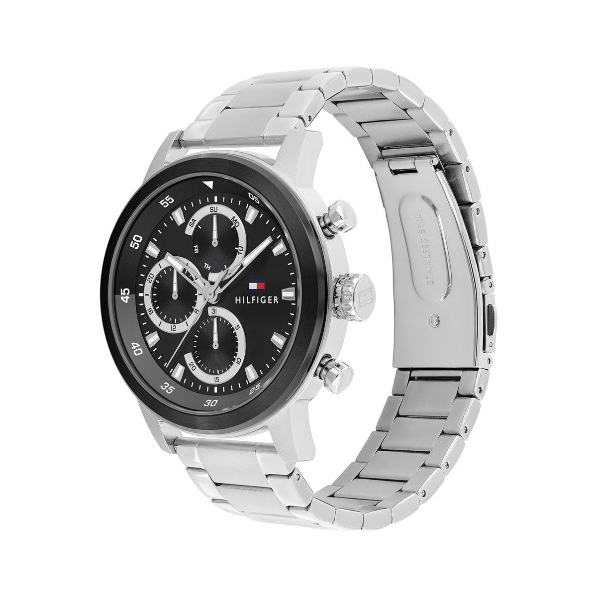Tommy Hilfiger Horloge TH1792181 Heren Zilverkleurig 46 mm