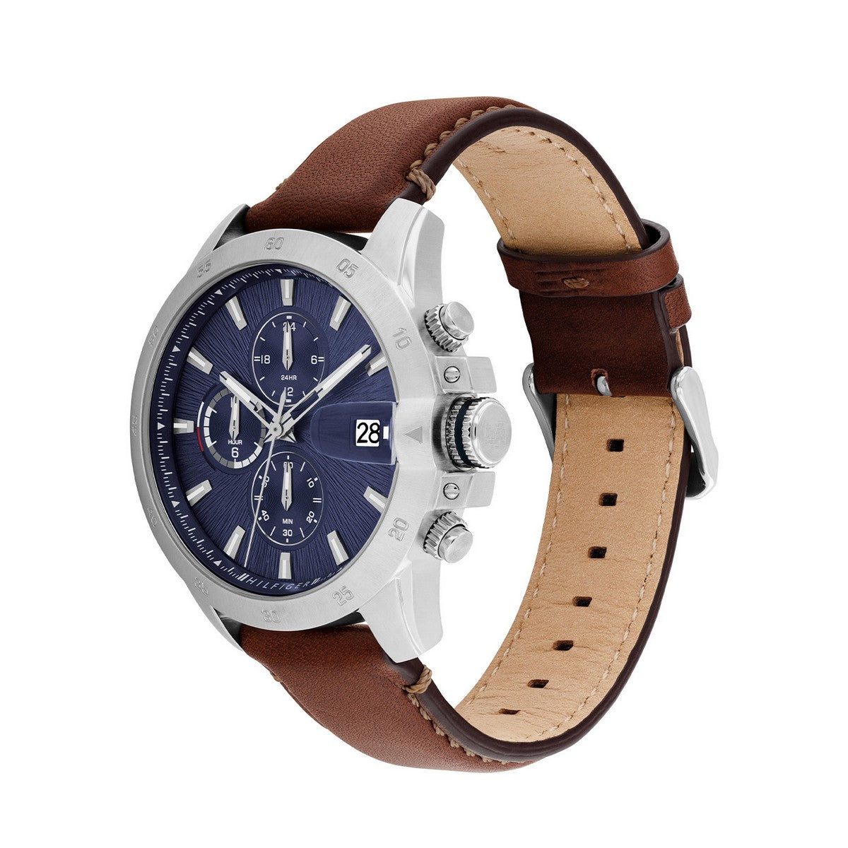Tommy Hilfiger Horloge TH1792195 Heren Zilverkleurig 43 mm