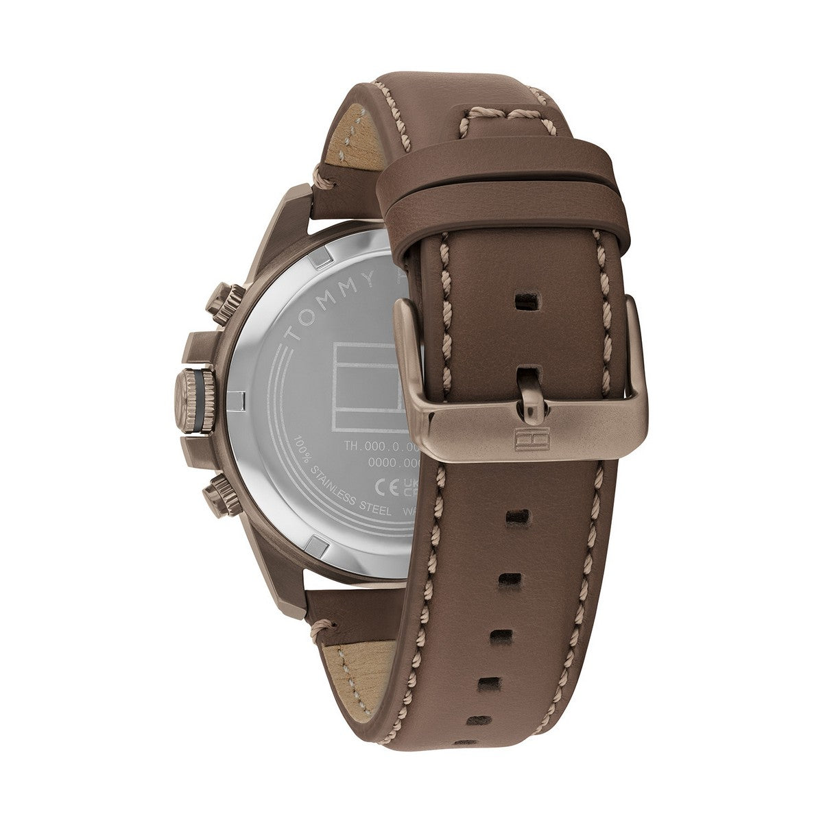 Tommy Hilfiger Horloge TH1792196 Heren Bruin 43 mm
