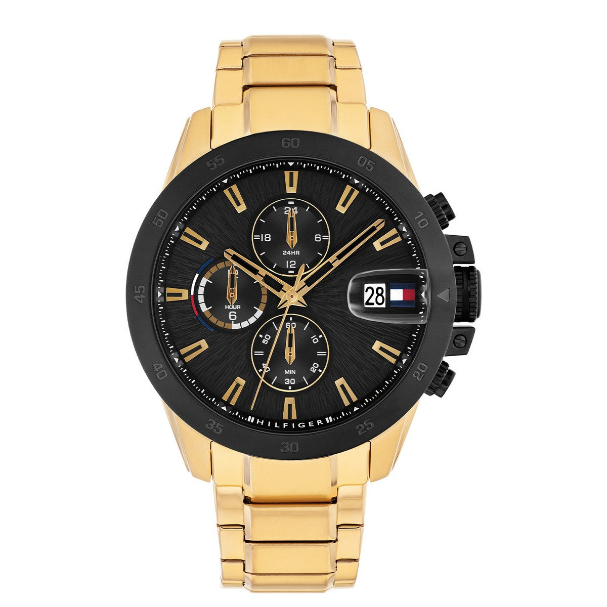 Tommy Hilfiger Horloge TH1792199 Heren Goudkleurig 43 mm