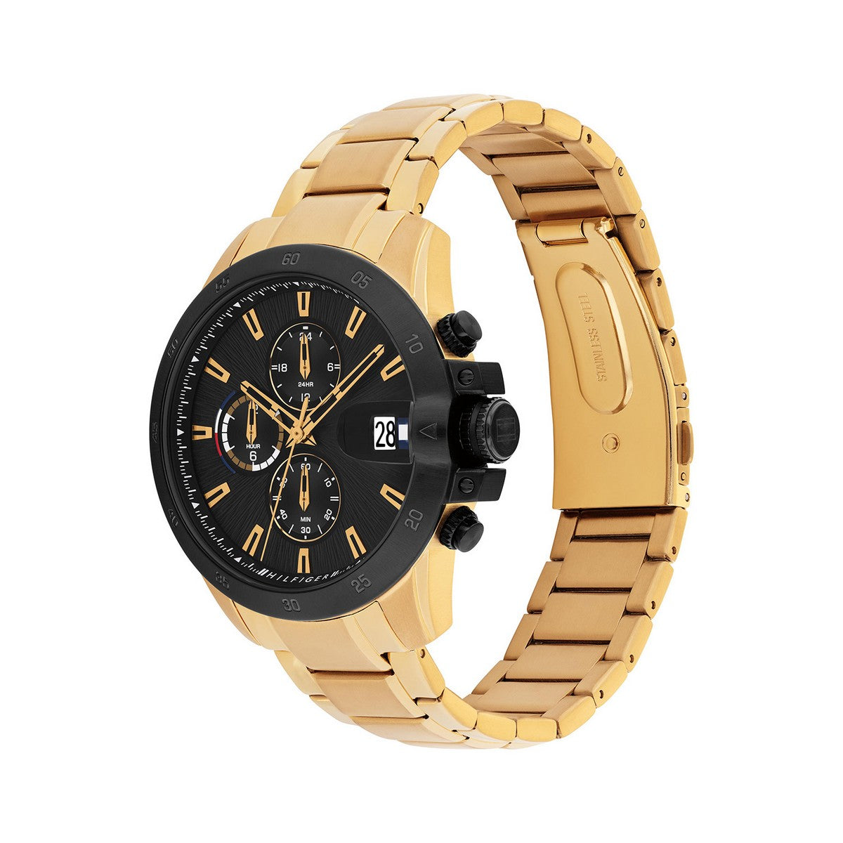 Tommy Hilfiger Horloge TH1792199 Heren Goudkleurig 43 mm