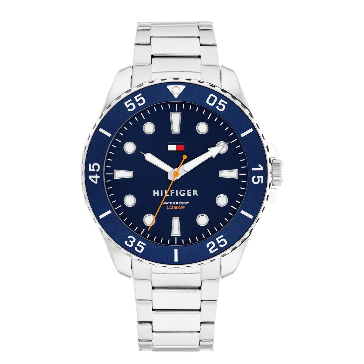 Tommy Hilfiger Horloge TH1792202 Heren Zilverkleurig 42 mm