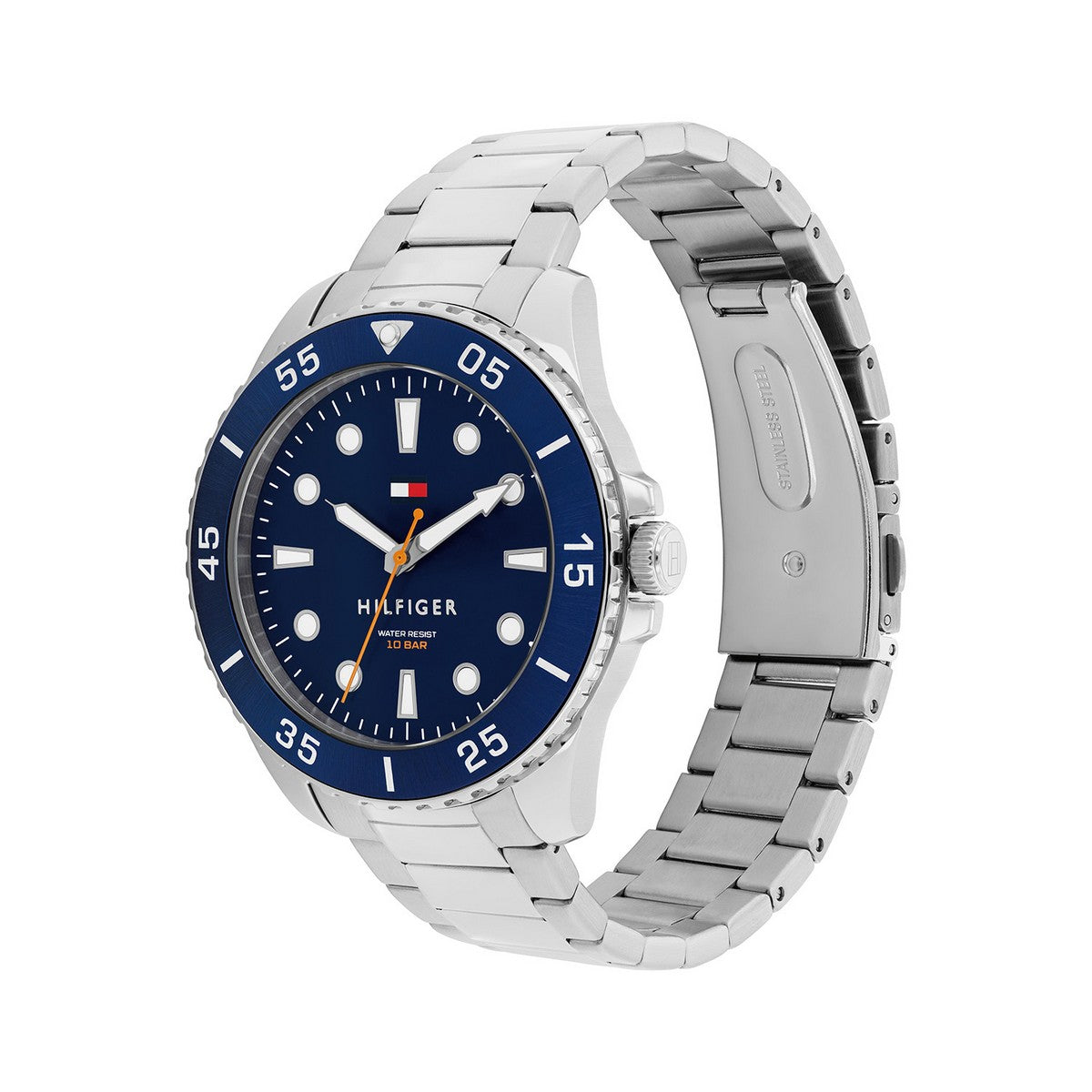 Tommy Hilfiger Horloge TH1792202 Heren Zilverkleurig 42 mm