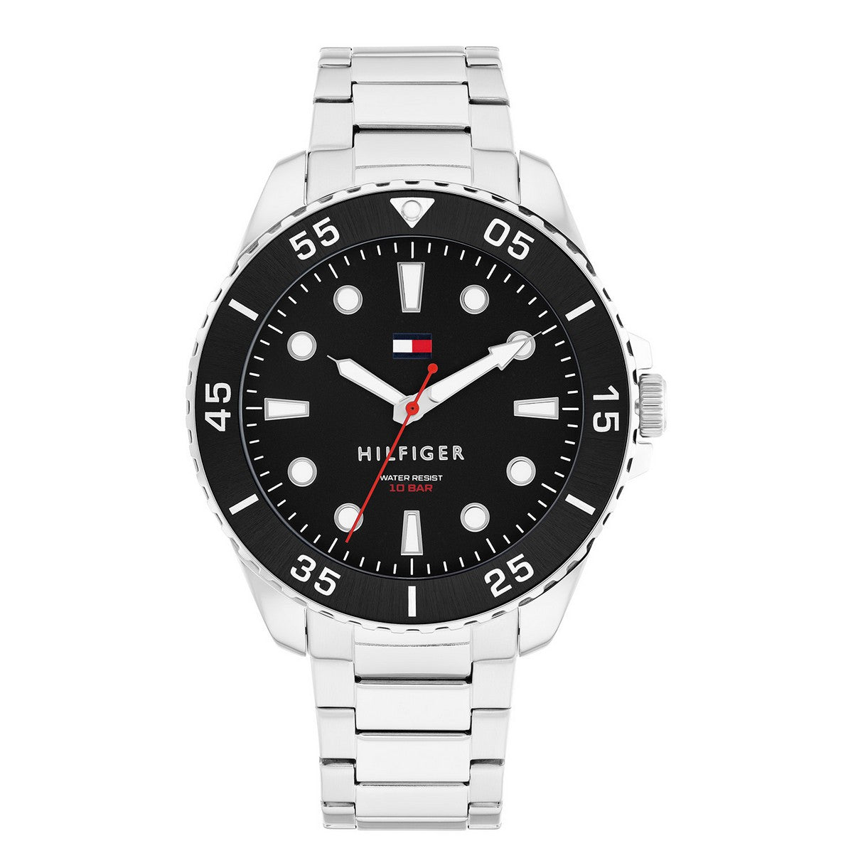 Tommy Hilfiger Horloge TH1792203 Heren Zilverkleurig 42 mm