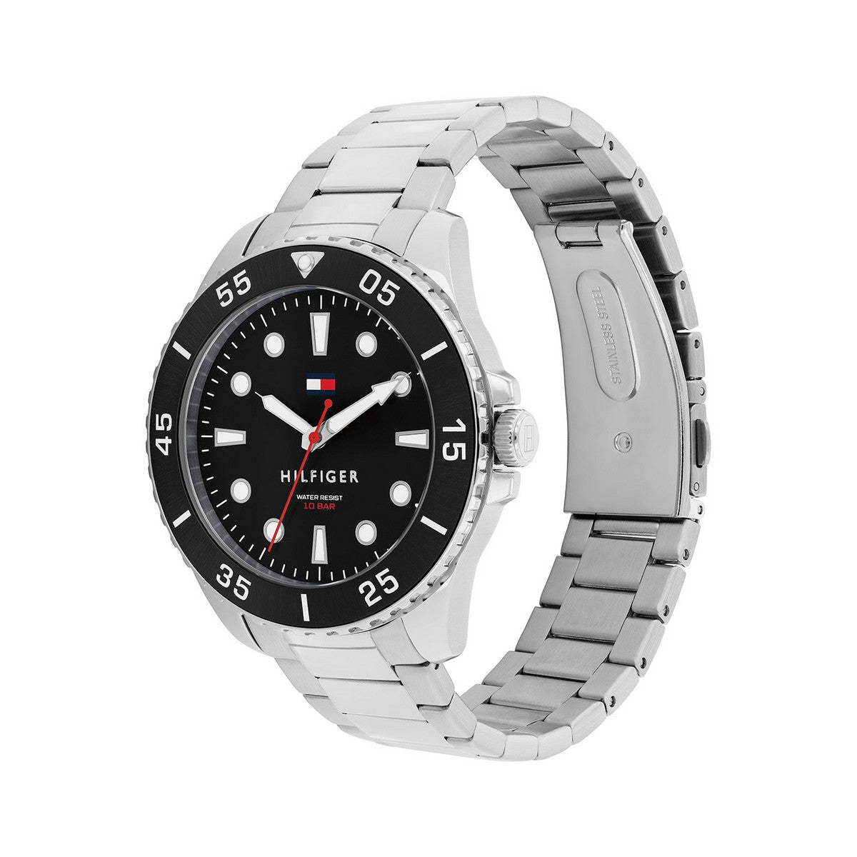 Tommy Hilfiger Horloge TH1792203 Heren Zilverkleurig 42 mm