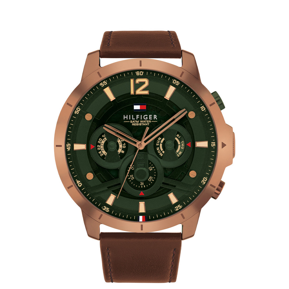 Tommy Hilfiger Horloge TH1792207 Heren Bruin 50 mm