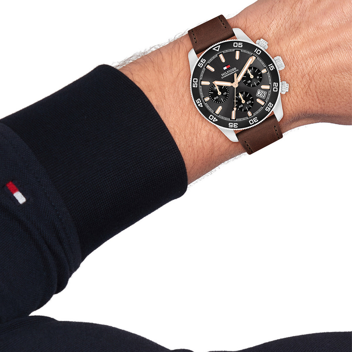 Tommy Hilfiger Horloge TH1792213 Heren Zilverkleurig 41 mm