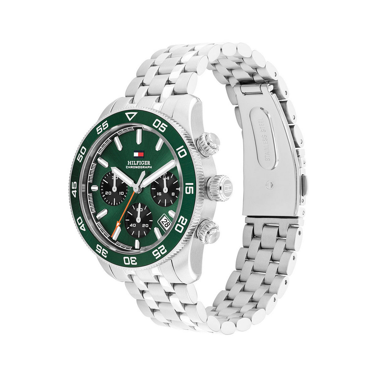 Tommy Hilfiger Horloge TH1792214 Heren Zilverkleurig 41 mm