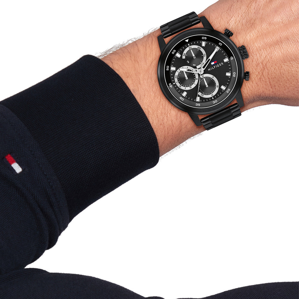 Tommy Hilfiger TH1792217 Horloge Heren Staal Zwart 46mm