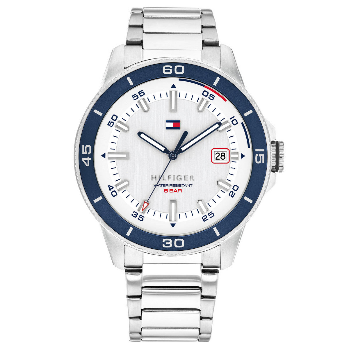 Tommy Hilfiger Horloge TH1792227 Heren Zilverkleurig 43 mm