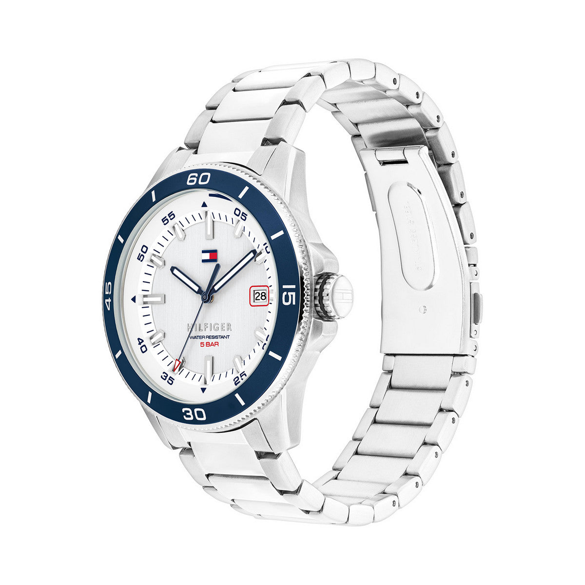 Tommy Hilfiger Horloge TH1792227 Heren Zilverkleurig 43 mm