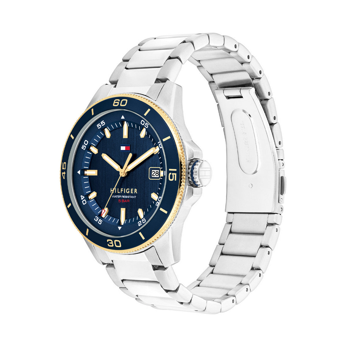 Tommy Hilfiger Horloge TH1792229 Heren Zilverkleurig 43 mm