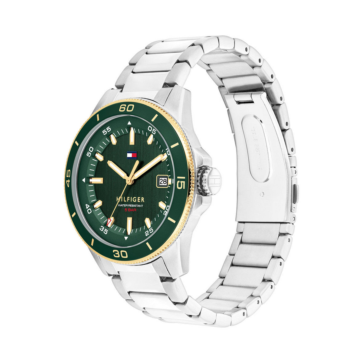 Tommy Hilfiger Horloge TH1792230 Heren Zilverkleurig 43 mm
