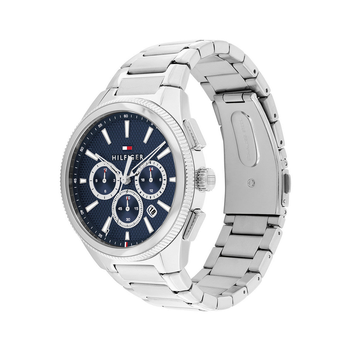 Tommy Hilfiger Horloge TH1792253 Heren Zilverkleurig 43 mm