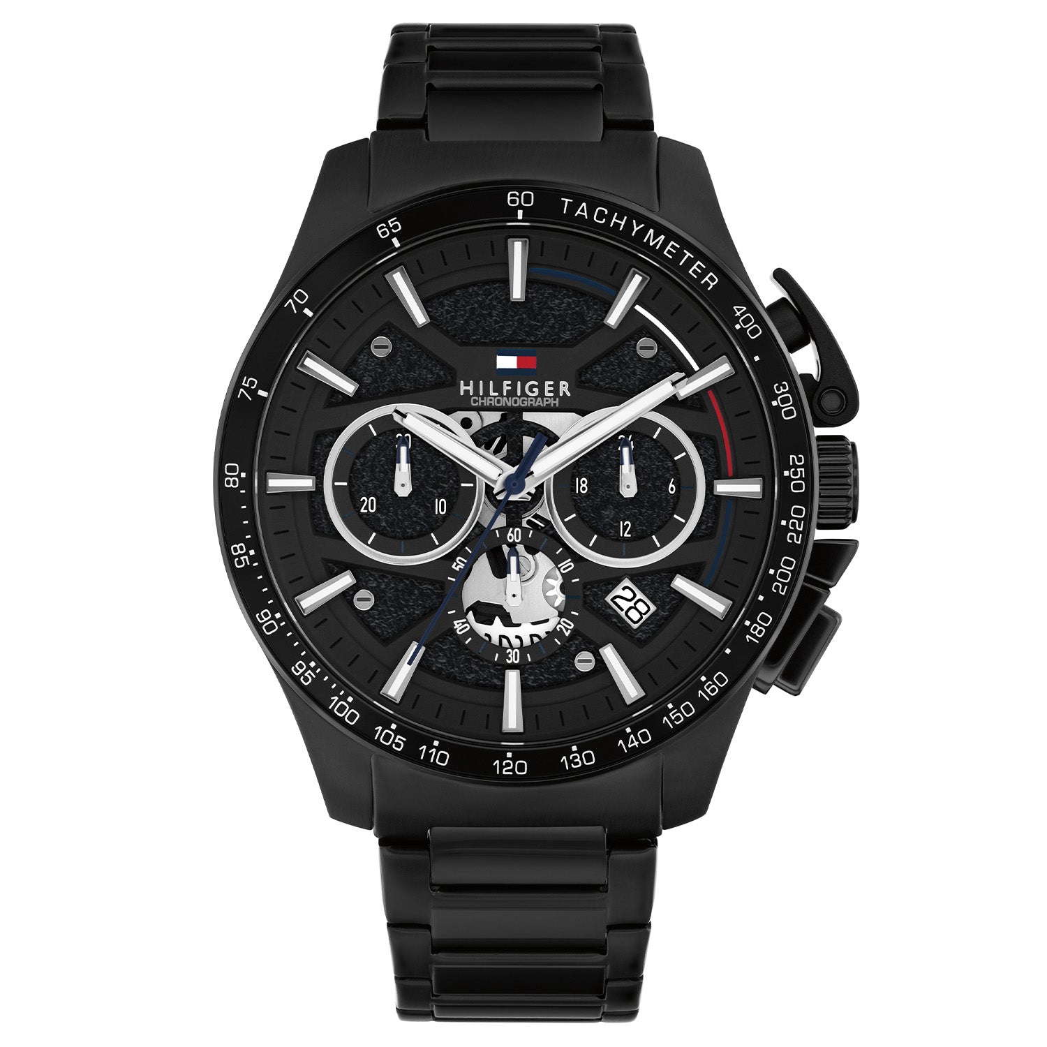 Tommy Hilfiger Horloge TH1792262 Heren Zwart 44 mm