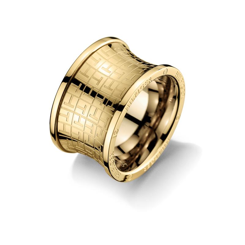 Tommy Hilfiger Ring TJ2700817 Dames Goudkleurig