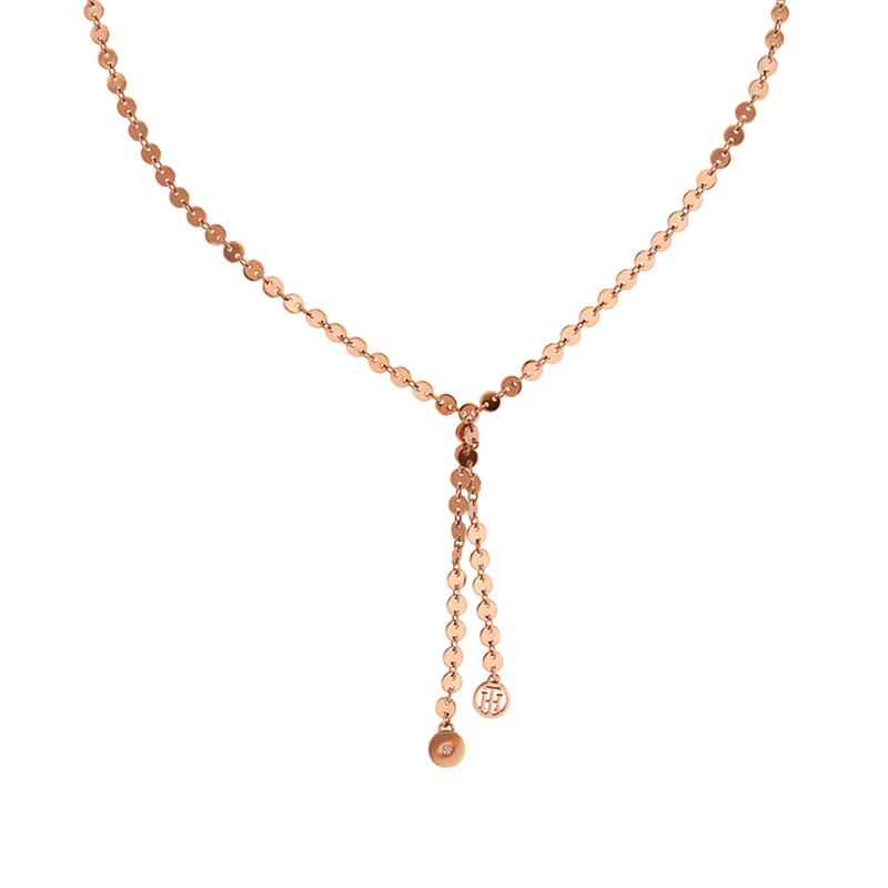 Tommy Hilfiger Collier TJ2780020 Dames Rosékleurig 46 cm