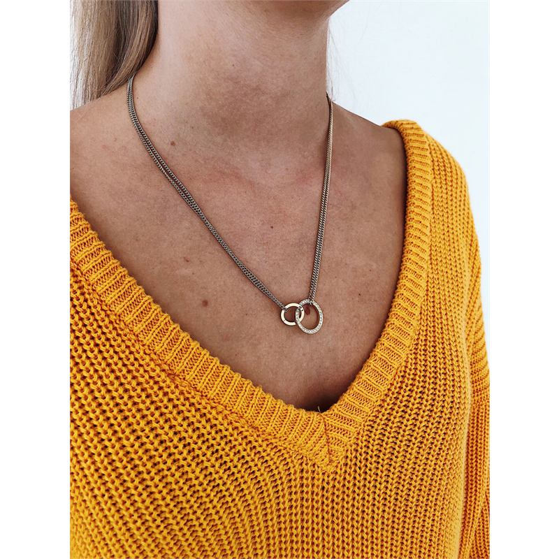 Tommy Hilfiger Collier TJ2780077 Dames Goudkleurig 46 cm