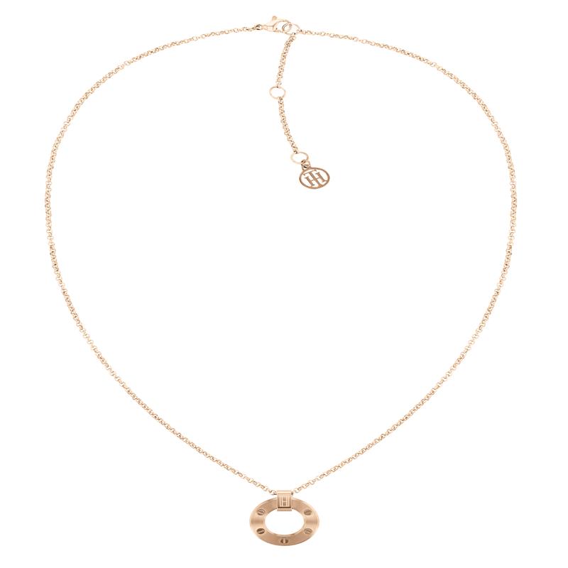 Tommy Hilfiger Collier TJ2780644 Dames Rosékleurig 50 cm