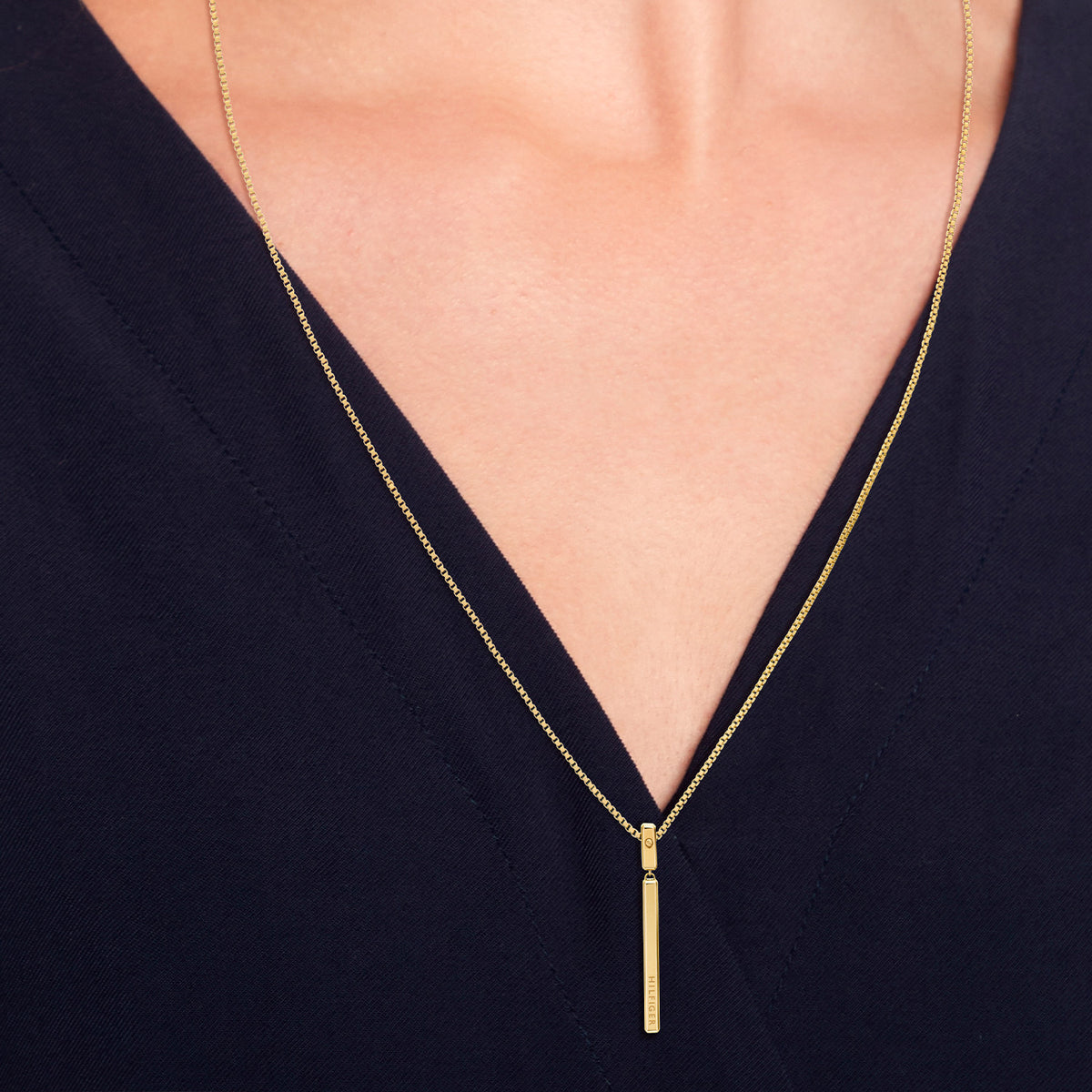 Tommy Hilfiger Collier TJ2780951 Dames Goudkleurig 71 cm