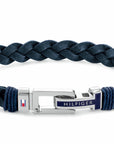 Tommy Hilfiger Jewels TJ2790308 Armband Leer Blauw Heren 19-20,5cm