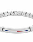 Tommy Hilfiger Jewels TJ2790313 Armband Staal Zilverkleurig Heren 20-22cm